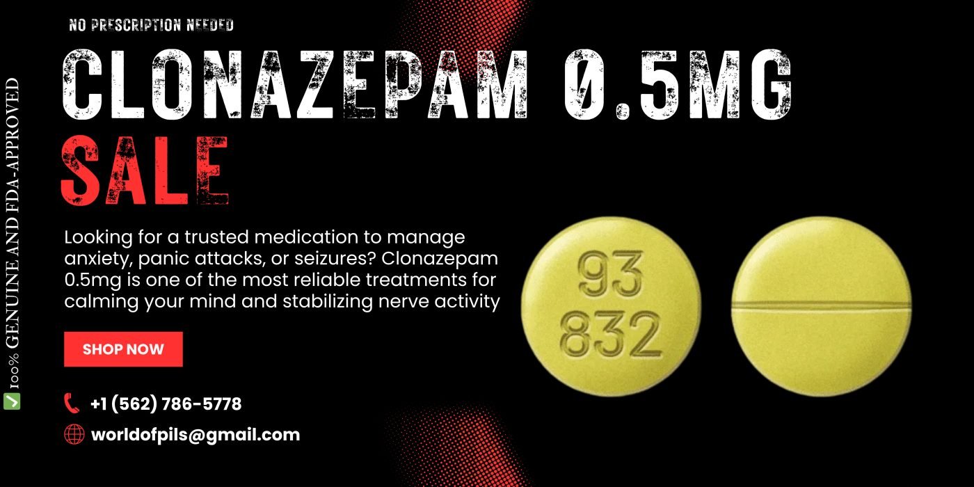 Buy Clonazepam 0.5mg Online – Fast Relief from Anxiety & Seizures 1 Clonazepam 0.5mg
